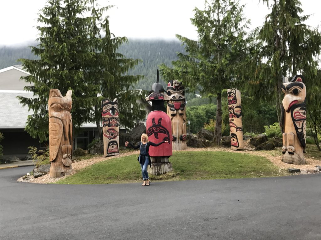 totems at Ketchikan Alaska