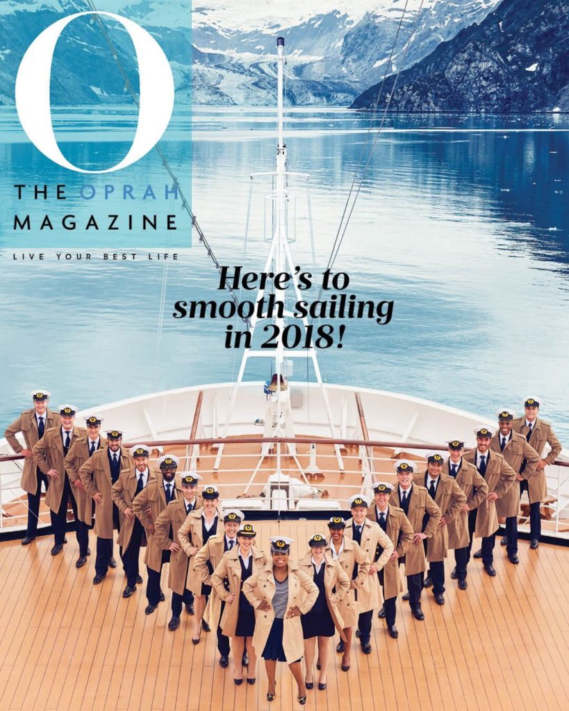 Image used with permission from O, The Oprah Magazine and Holland America Line