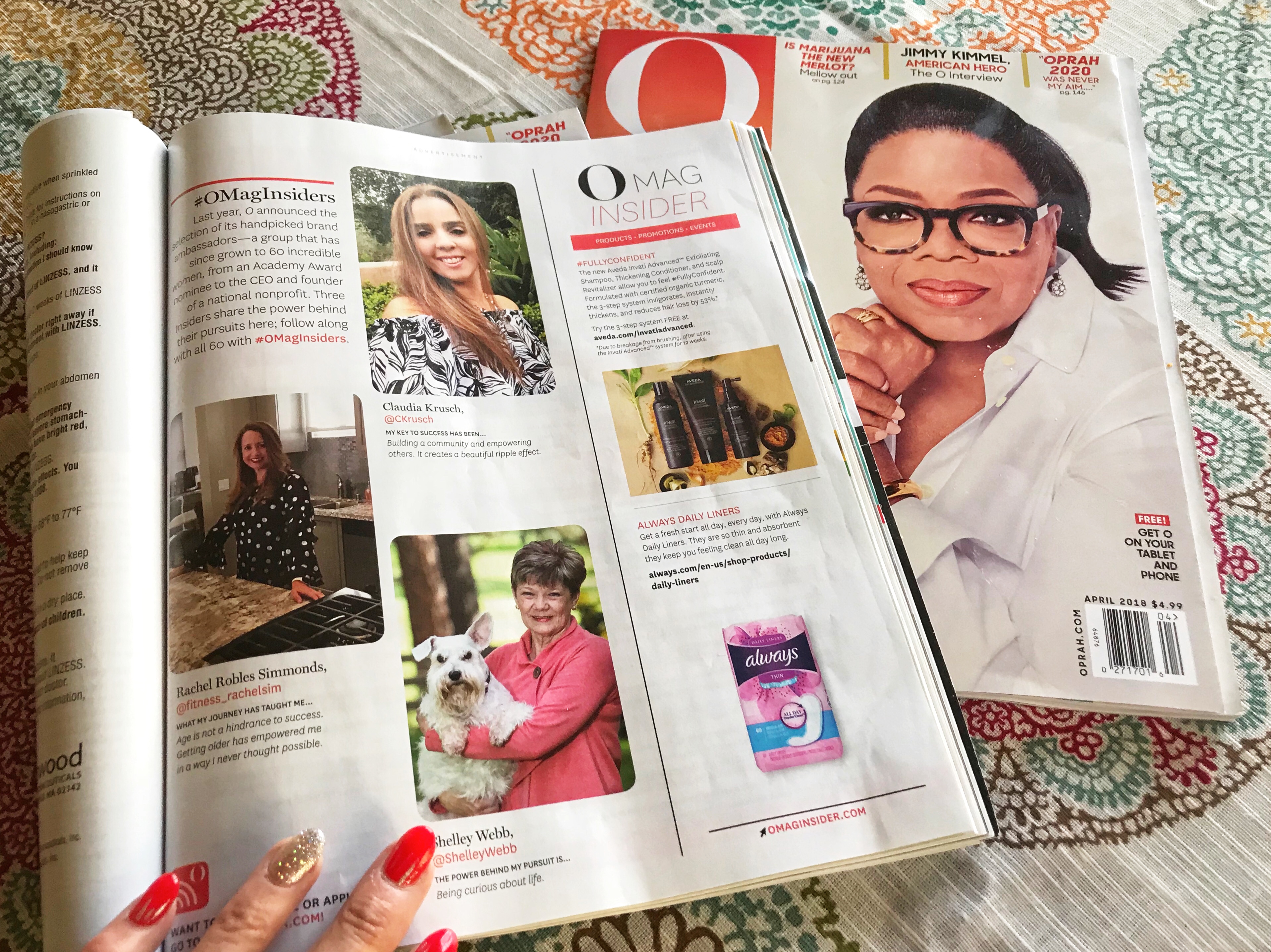 My Oprah Magazine Feature (and a Give-Away)!