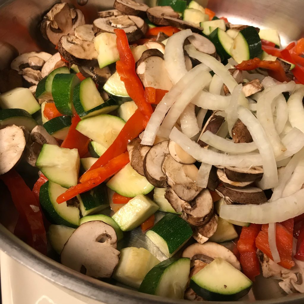 Sauteed veggies