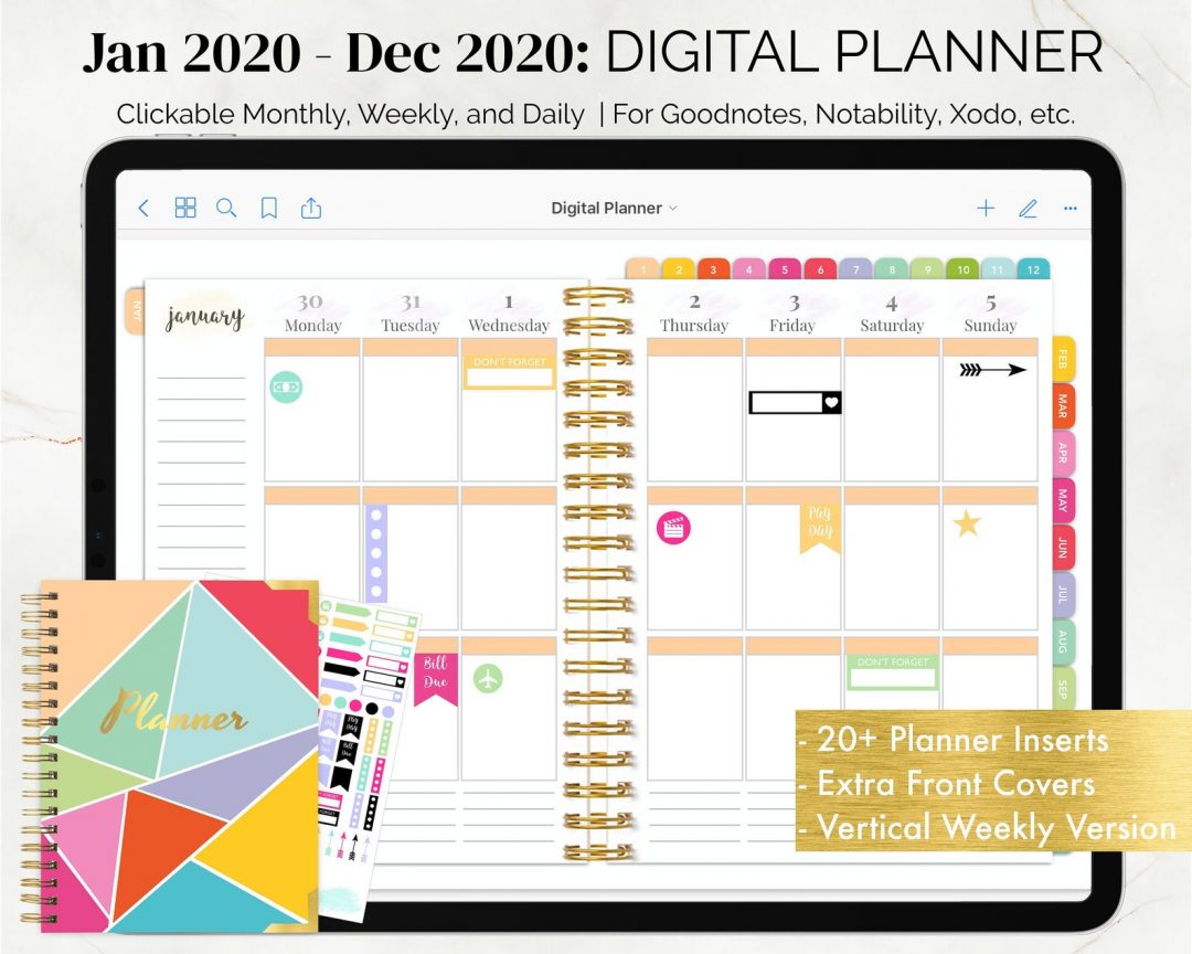 Best Planners for 2020 - Meaningful Midlife