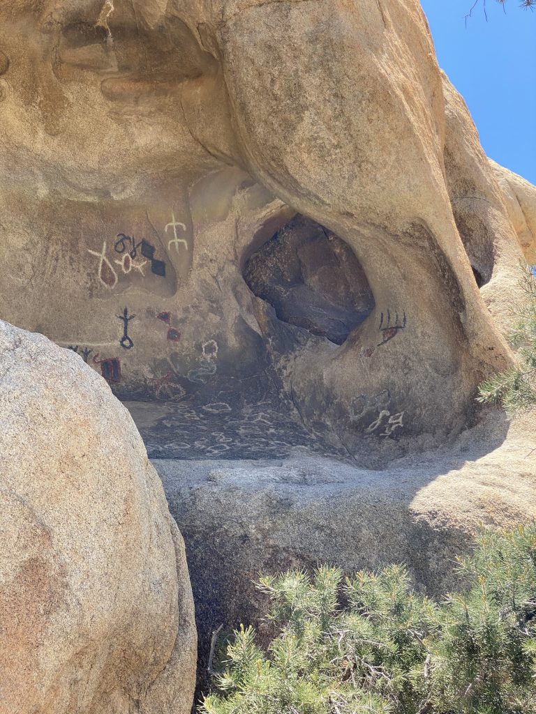 Rocks with petroglyphs