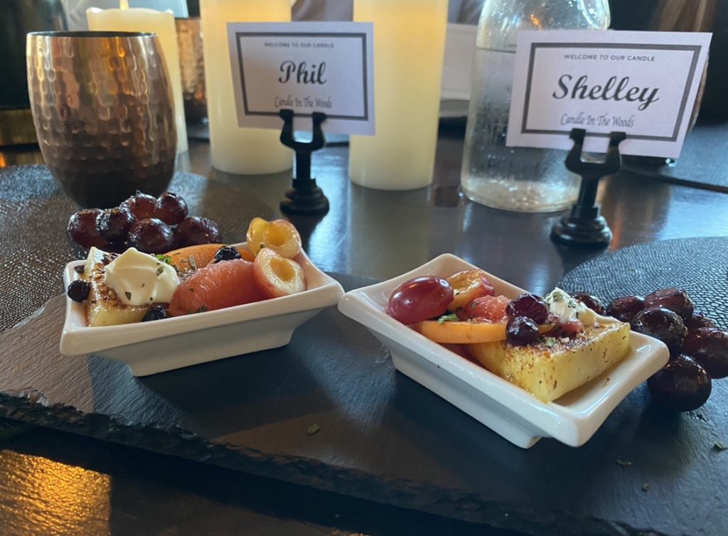 2 small fruit platters 